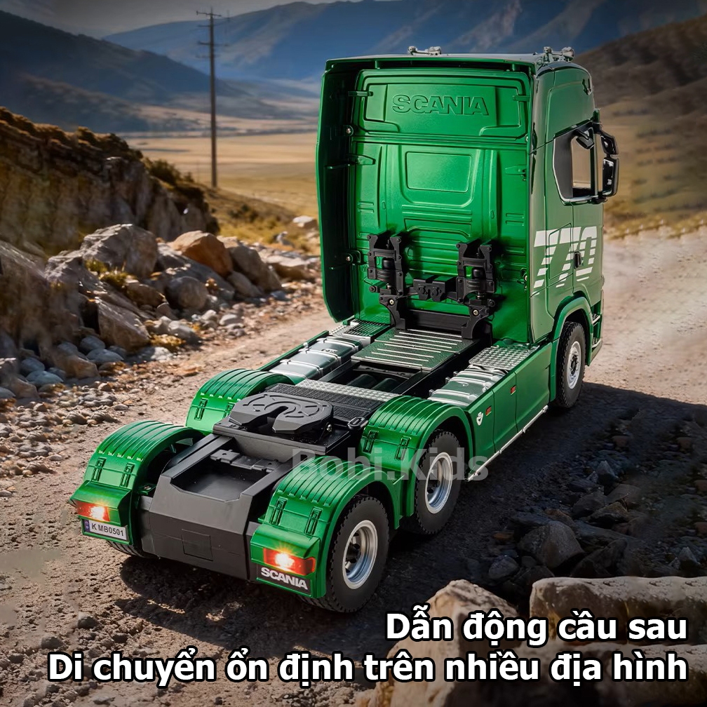 Đồ chơi xe tải đầu kéo điều khiển từ xa Huina 1501/1502 770S phiên bản mới cao cấp giá rẻ, đồ chơi xe điều khiển từ xa