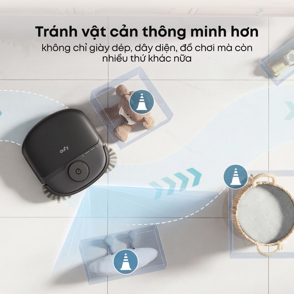 Robot hút bụi lau nhà Eufy Omni C28 15,000 PA, con lăn lau sạch liên tục,tự giặt sấy giẻ,BH 24 Tháng | BigBuy360 - bigbuy360.vn