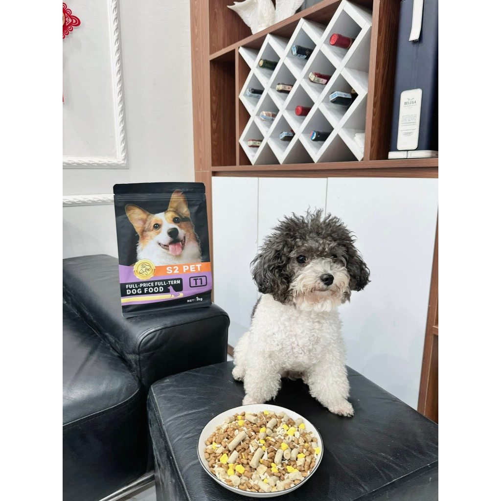 Hạt Cho Chó S2PET T1 Túi 2.5kg Hỗ Trợ Xương Chắc Khỏe, Kích Thích Thèm Ăn Cho Chó Mọi Lứa Tuổi