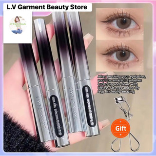 Mascara đầu xoắn ốc cong dài mi không vón cục chống thấm nước tự nhiên