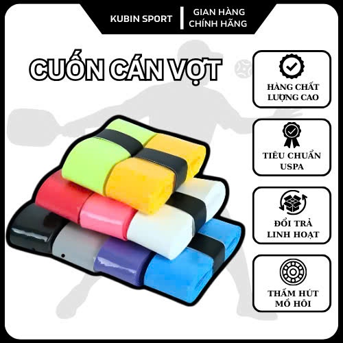 Cuốn cán vợt Pickleball cao cấp chất liệu PU mềm mại thoáng khí và giúp thấm hút mồ hôi tay cực tốt
