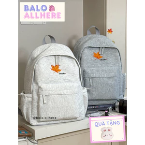 BaLo (XINHXINH) Balo Thêu Lá Phong Đơn Giản BL47