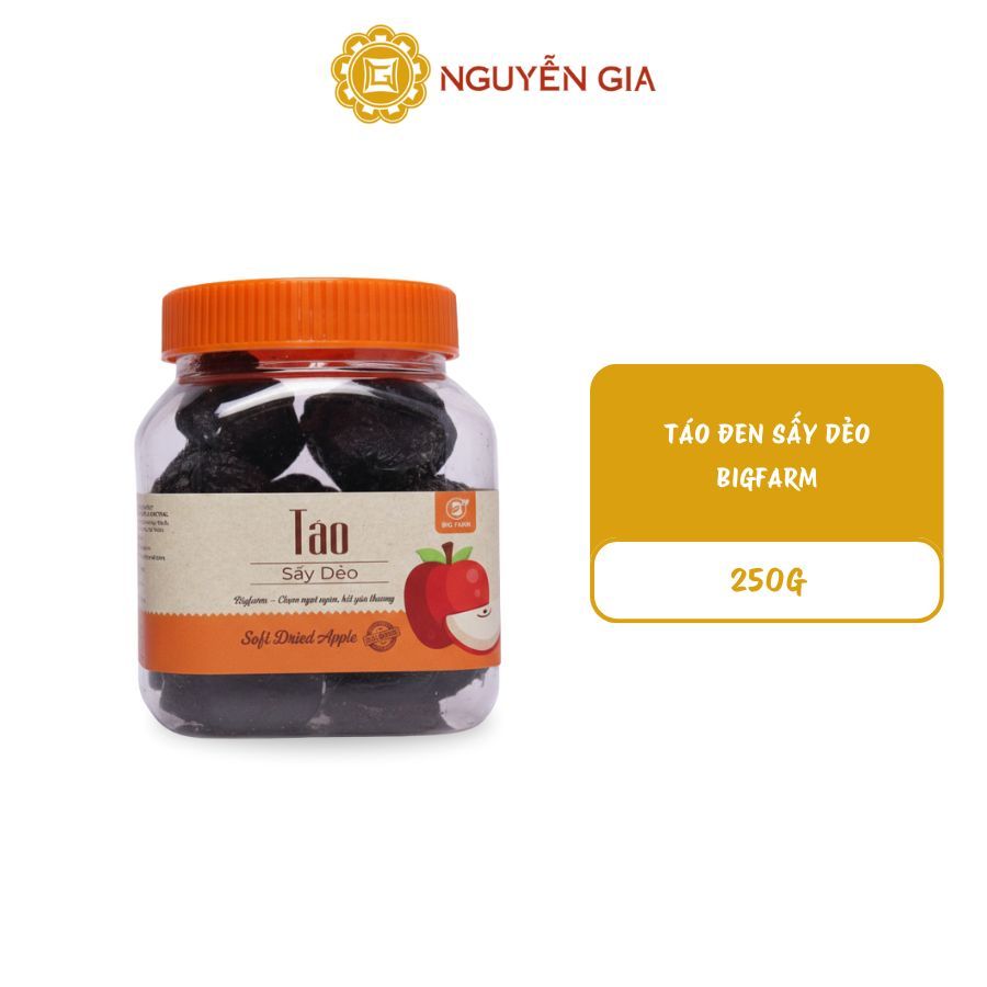 Táo Đen Sấy Dẻo Bigfarm 250g