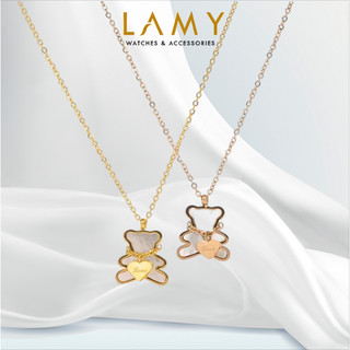 Dây chuyền LAMY Teddy in love Necklace Rose Gold 6002