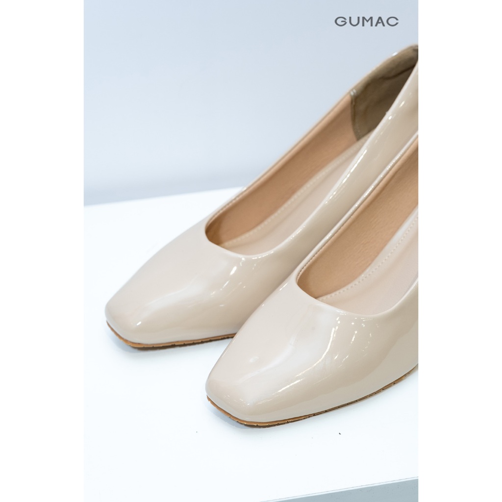Giày Búp Bê Nữ Da Bóng Thời Trang GUMAC GF10033