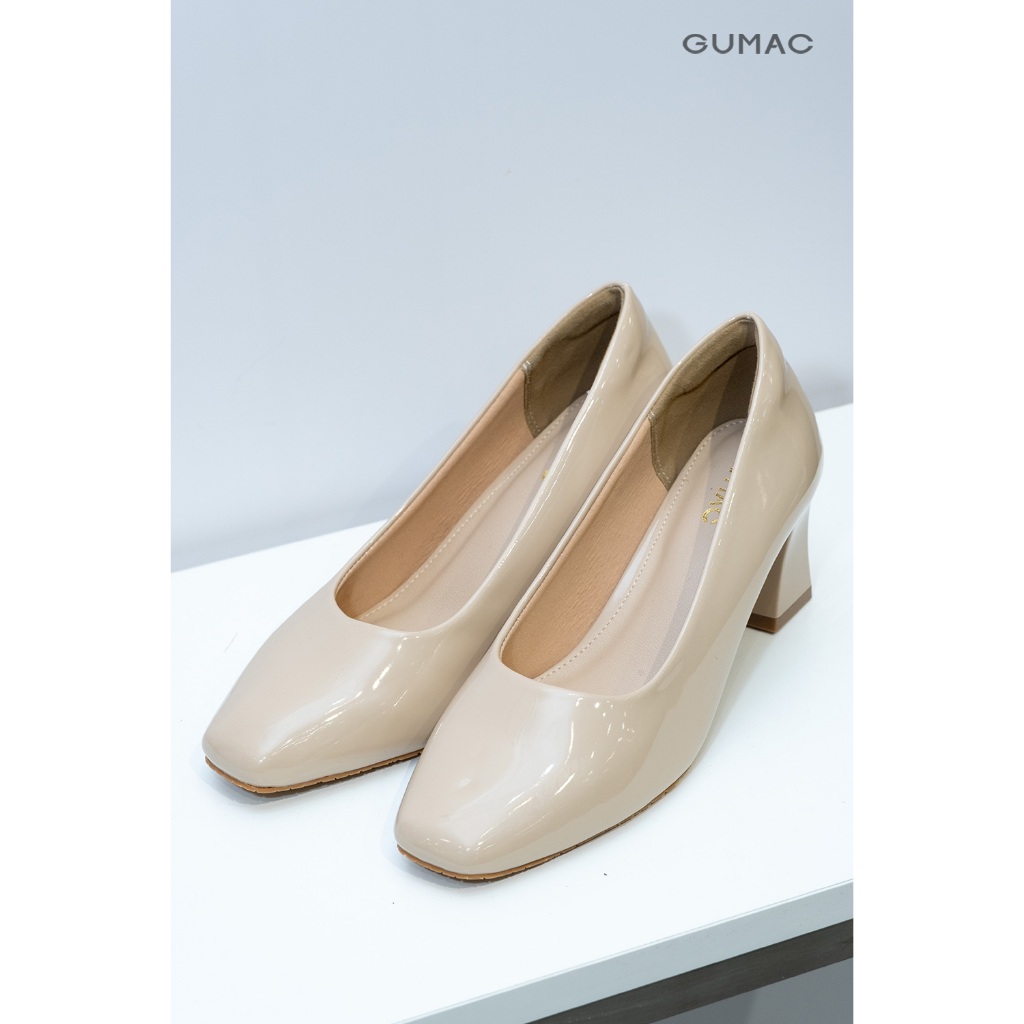 Giày Búp Bê Nữ Da Bóng Thời Trang GUMAC GF10033