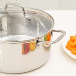 Bộ 3 nồi Inox 304 3 lớp đúc liền khối KALPEN SCHRITT SC1 size 16-20-24cm hàng chính hãng — ảnh 7