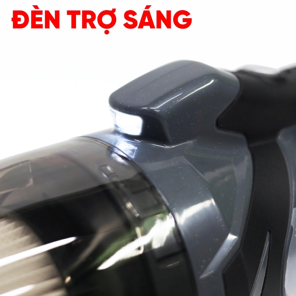 Máy hút bụi dùng pin WORKFIX WF-VC01BL, Công suất 300W 10KPA, Thể tích chứa 750ml, Bộ lọc HEPA