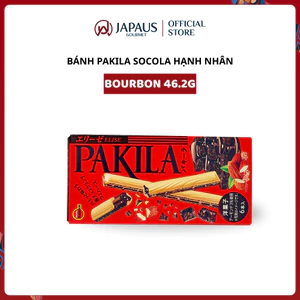 Bánh Pakila Socola Hạnh Nhân Bourbon 46.2g Nhật Bản JAPAUS GOURMET