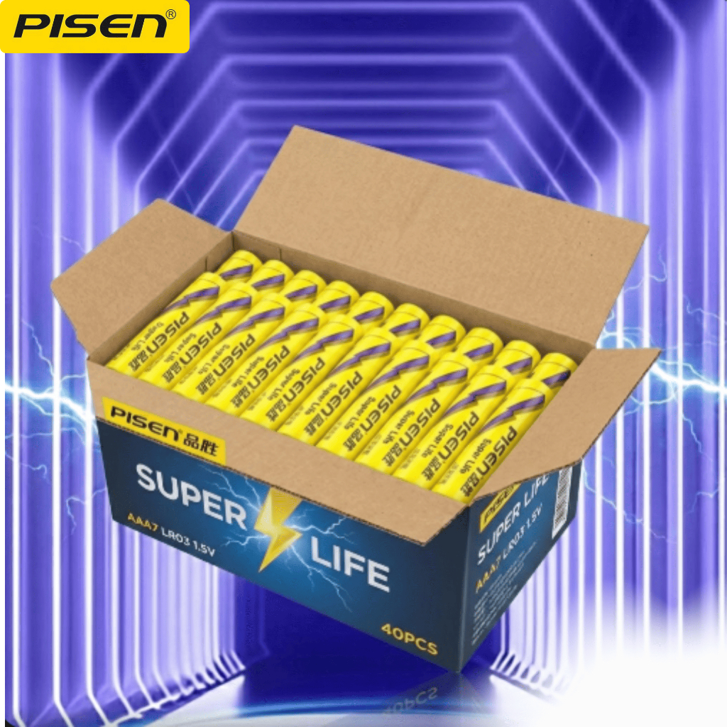Hộp 20 Viên Pin Đũa AAA7 PISEN SuperLife NJ-JX01 1.5V (Vàng) - Combo ...
