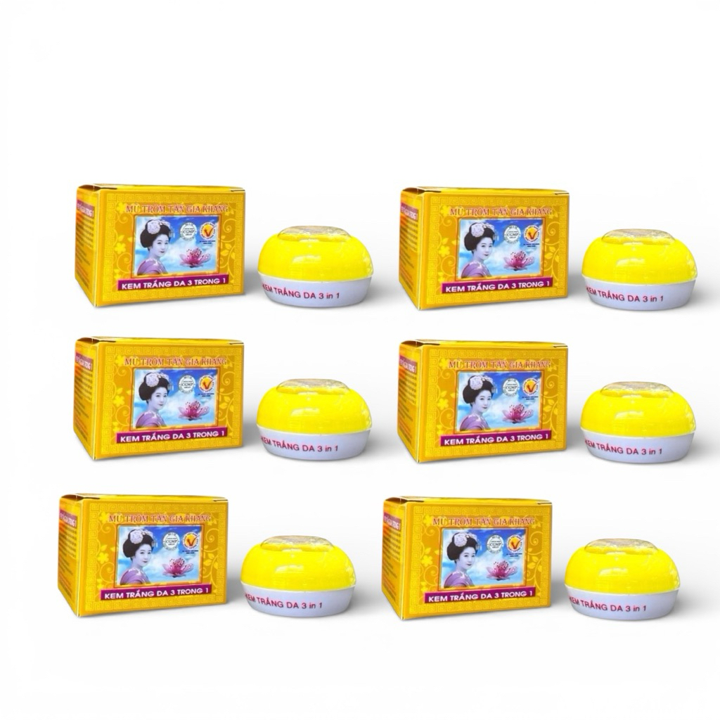 Bán Combo 6 Hộp Kem Mủ Trôm Tân Gia Khang trắng da 3 trong 1 5gram