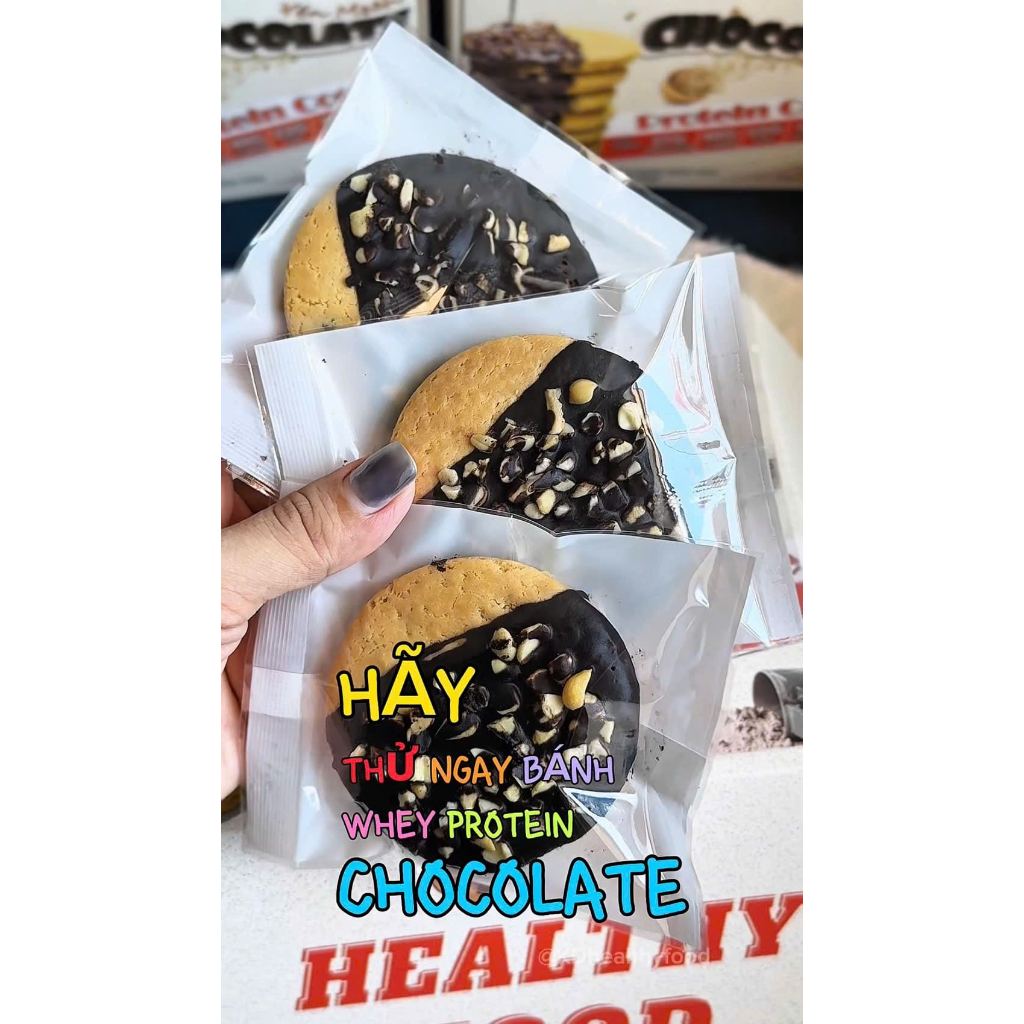 Túi mix 6 loại bánh hương vị socola KD Healthy Food đậm đà, hấp dẫn, giàu dinh dưỡng trọng lượng 1kg
