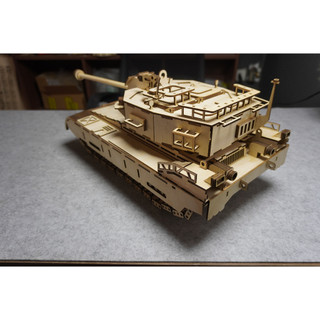 HDLaser mô hình xe tăng lắp ghép DIY-Cars HTK001 tỷ lệ 1/20 (45x24x20cm)