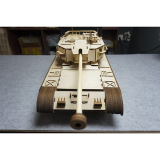 HDLaser mô hình xe tăng lắp ghép DIY-Cars HTK001 tỷ lệ 1/20 (45x24x20cm)