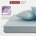 Bộ ga gối 3 món Lụa Tencel 60s Chavina Bedding size 1m2 đếm 2m2 bao gồm 1 drap và 2 vỏ gối nằm cao cấp — ảnh 4