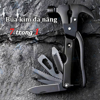 Bộ Dụng Cụ Sửa Chữa Búa Kìm 7 Trong 1 Thép Không Gỉ Thoát Hiểm Xe Hơi Dã Ngoại，Dụng cụ sửa chữa Dã ngoại