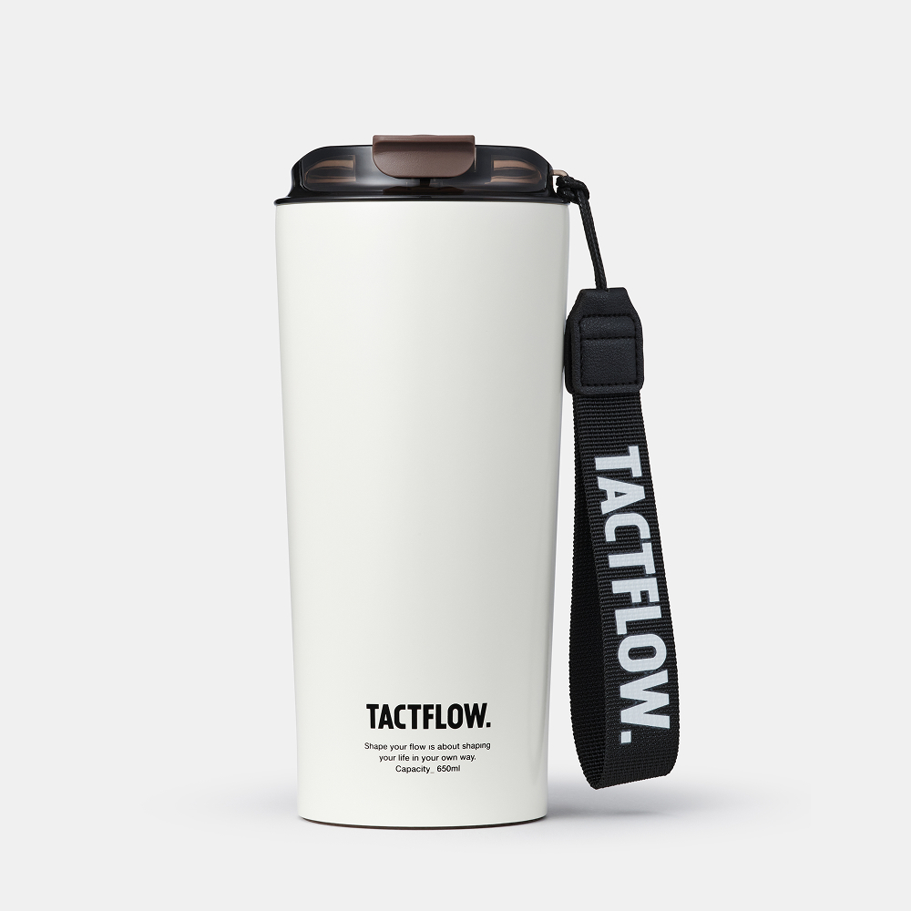 Bình giữ nhiệt TACTFLOW Ceramic TFB dung tích 650ml bằng thép không gỉ phủ sứ kèm quai xách - Nhiều màu