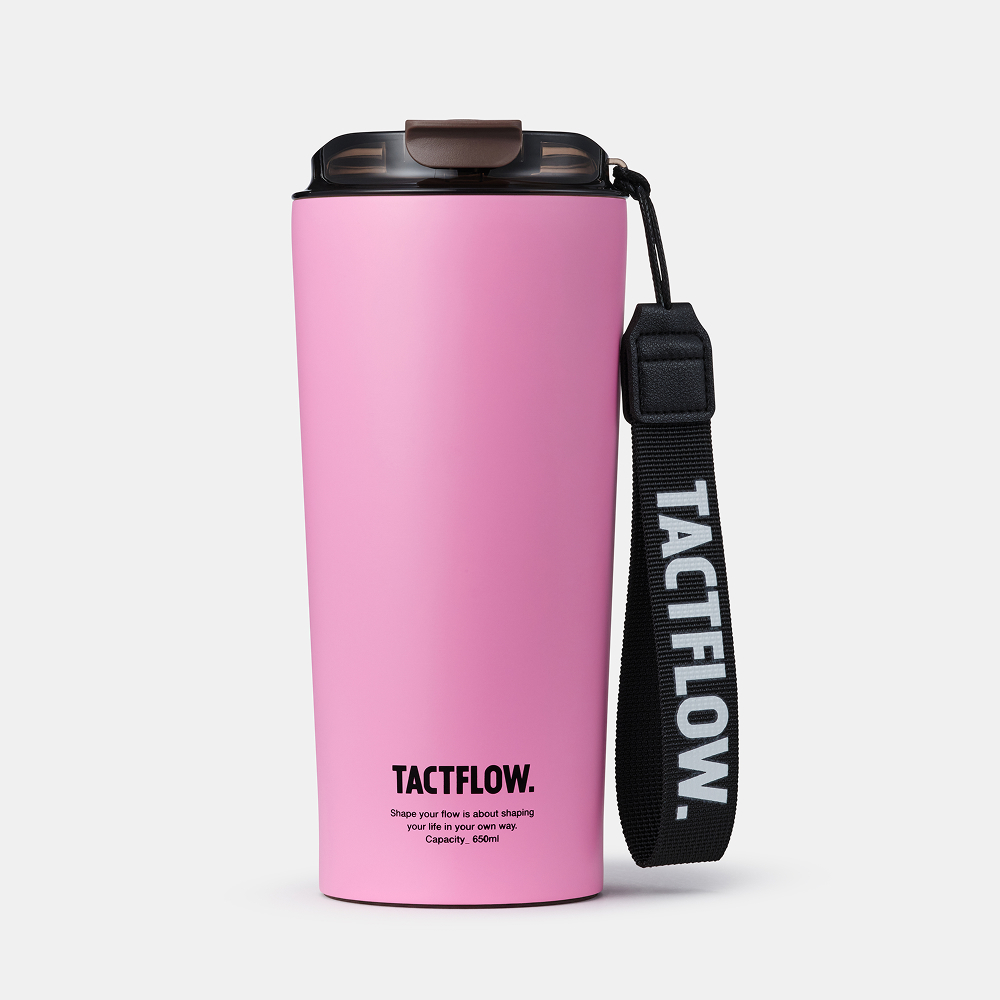Bình giữ nhiệt TACTFLOW Ceramic TFB dung tích 650ml bằng thép không gỉ phủ sứ kèm quai xách - Nhiều màu