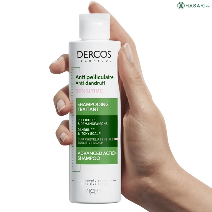 Dầu Gội VICHY Dercos Anti Dandruff Hair Shampoo Sạch Gàu Cho Da Đầu Dầu (Love) – 4