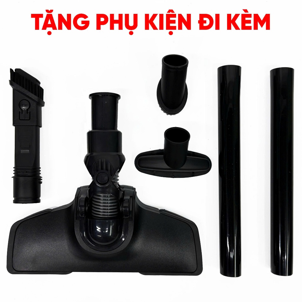 Máy Hút Bụi Cầm Tay Chạy Pin Workfix WF-VC01BL – Lực Hút 10kPa – Động Cơ Không Chổi Than – Bình Bụi 750ml