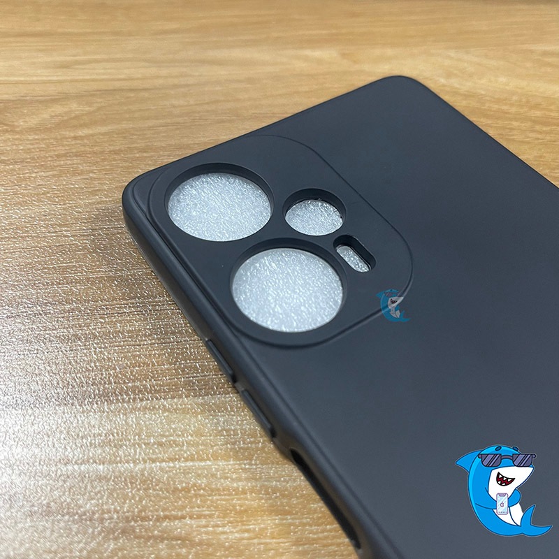 Ốp lưng Redmi Note 12 Turbo, Poco F5 cạnh vuông bảo vệ cam nhựa dẻo điện thoại Xiaomi BIBI