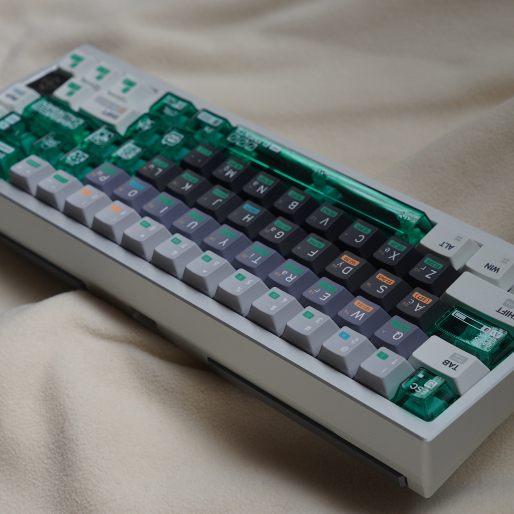 Bộ keycap Cherry Chemical 003 nhựa PBT in dyesub cao cấp xuyên led 193 phím dày 1.5mm | BigBuy360 - bigbuy360.vn