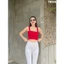 92-95cm Quần Jeans Nữ Lưng Cao Ống Ôm Màu Trắng Đen Cơ Bản