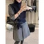 TRIANGLE - S sweater - Áo len cao cổ phối sơ mi giả 2 mảnh phong cách Hàn Quốc, dễ mặc, trẻ trung, dễ mix đồ