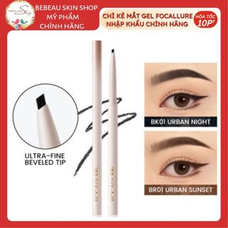 Bút kẻ mắt dạng gel FOCALLURE siêu mịn đa năng dễ sử dụng dễ kẻ nét mảnh tiện lợi 10g - Bebeau