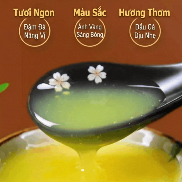 Mỡ Gà Nguyên Chất Hải Nam Hũ 1kg - Cốt Dầu Gà Thơm Ngậy Nấu Cơm Gà, Trộn Mì, Xào Rau Béo Ngậy, Thơm Lừng Luka Food