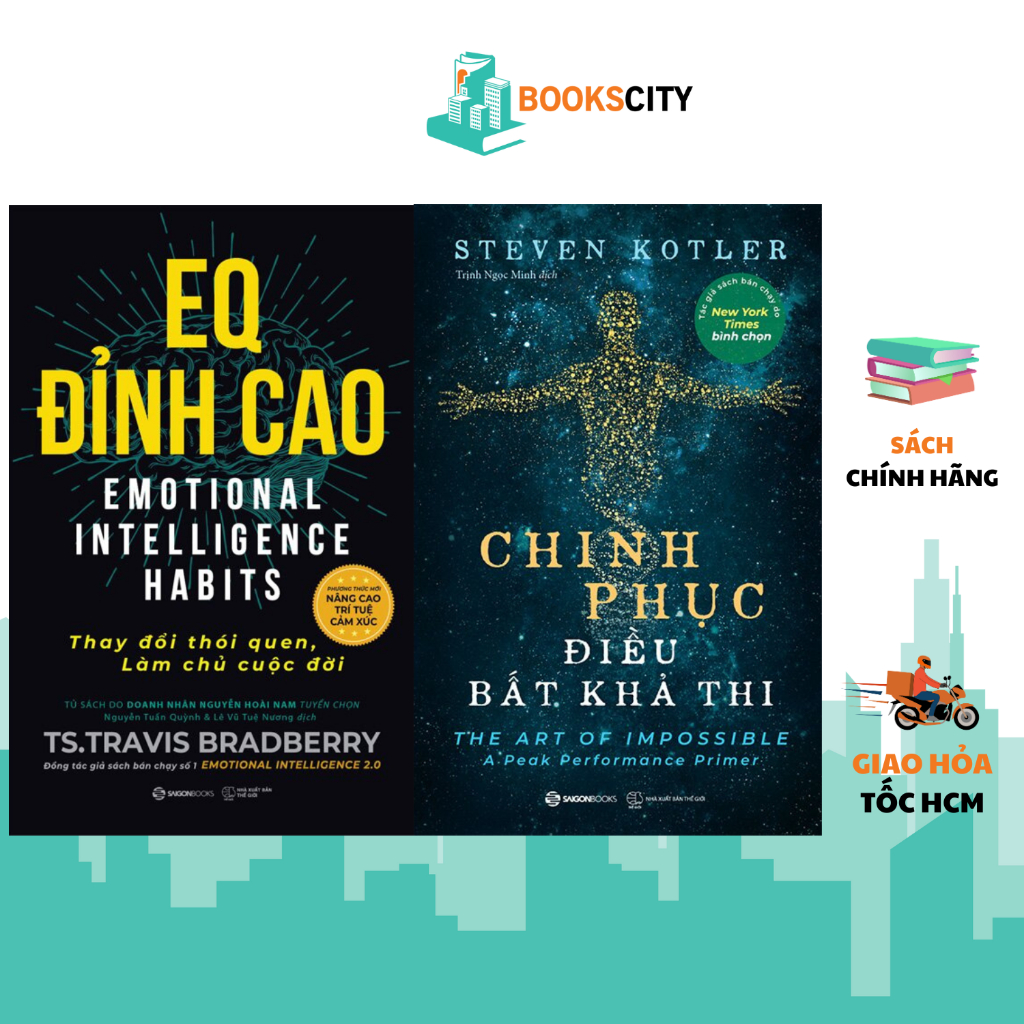 Sách - Chinh phục điều bất khả thi + EQ đỉnh cao (Lẻ tùy chọn)