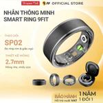 Nhẫn Thông Minh 9Fit, Smart Ring Theo Dõi Sức Khoẻ, Bước chân, Đo Nhịp Tim, Giấc Ngủ, Chống Nước IP6 - Hàng chính hãng — ảnh 1