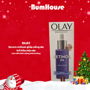 Serum Trẻ Hóa, Sáng Da Olay Retinol24 Regenerist Retinol 24 Night Serum Fragrance-Free 30ml