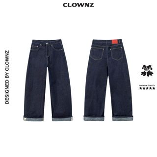 Quần dài LDZN Raw Denim Jeans unisex nam nữ quần baggy jeans
