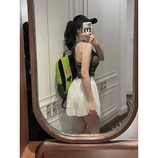 Sét thể thao áo lưới rêu kèm chân váy