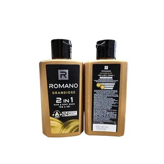 Set 3 Món Romano - Sữa Rửa Mặt 100g + Lăn Khử Mùi 25ml + Tắm Gội 60g