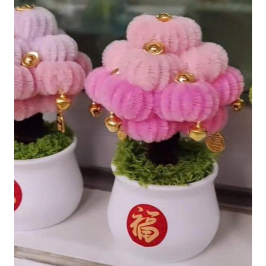 Set Tự Làm Cây Tài Lộc Handmade Bằng Kẽm Nhung