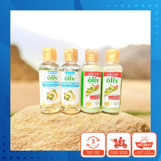 Combo 4 Món : 2 Chai Dầu Gội Oliu Ngăn Ngừa Gãy Rụng + 2 Chai Dầu Tắm Tinh Chất Oliu 60ml/Chai (Mini Size)