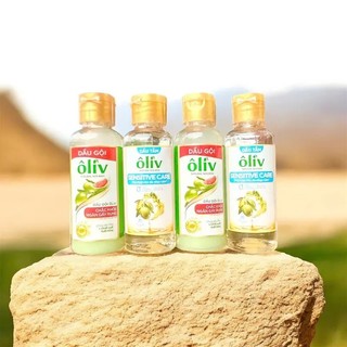 Combo 4 Món : 2 Chai Dầu Gội Oliu Ngăn Ngừa Gãy Rụng + 2 Chai Dầu Tắm Tinh Chất Oliu 60ml/Chai (Mini Size)