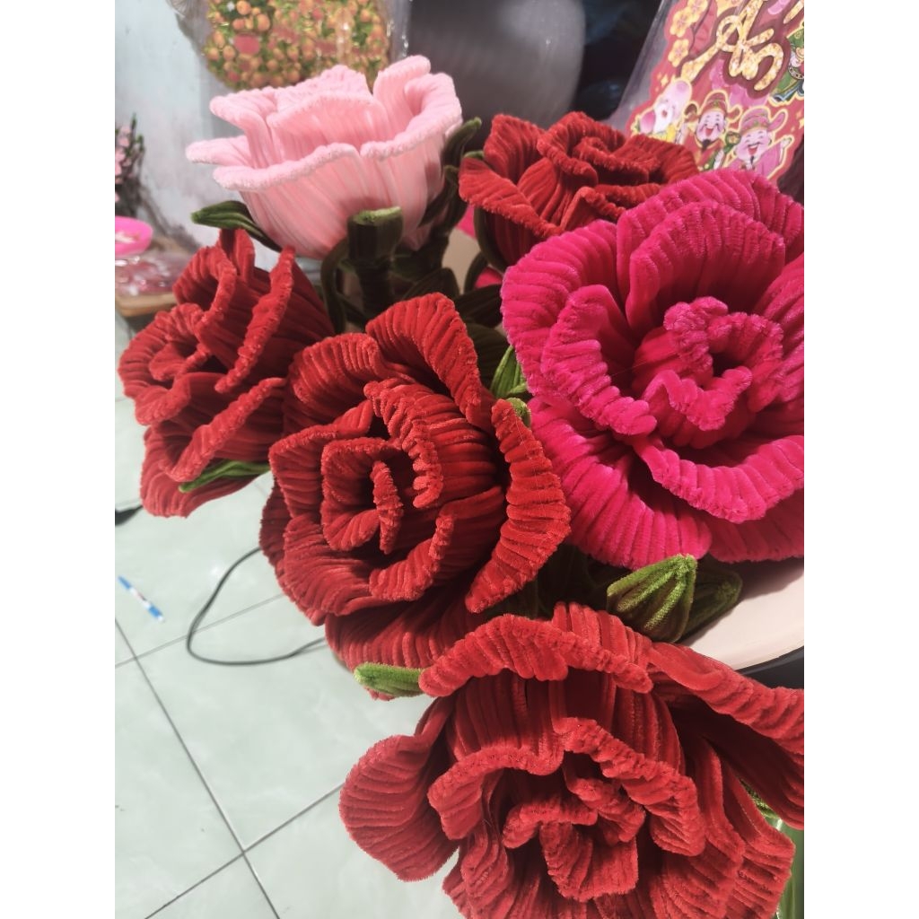 Hoa Hồng khổng lồ valatine( thành phẩm)