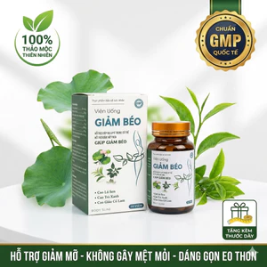 Viên Giảm Cân Giảm Béo | Hỗ trợ giảm 6 - 10kg | Giảm béo an toàn | Giảm mỡ bụng tay chân hiệu quả Body Sline Hộp 30 viên