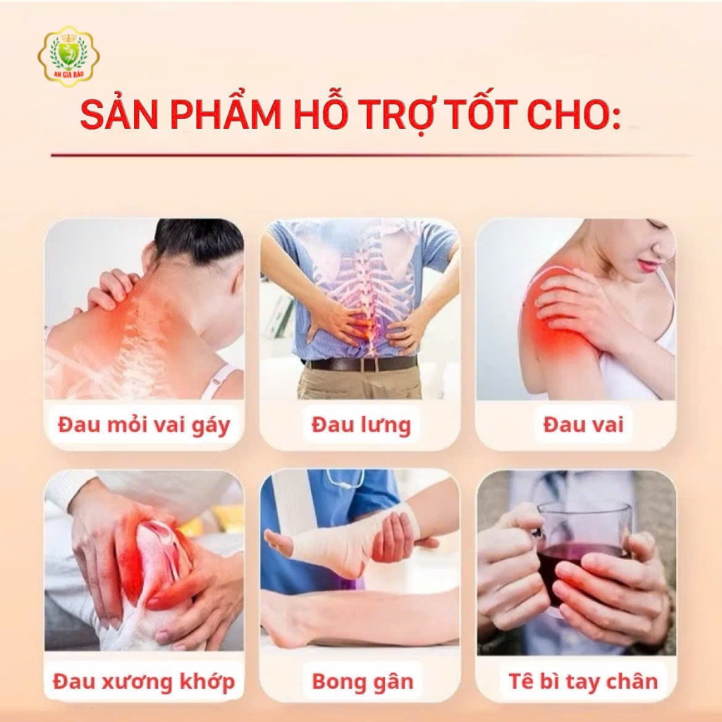 [Combo mua 5 tặng 1] Xoa bóp ngải cứu - dầu xoa bóp giảm đau nhức xương khớp tê bì tay chân