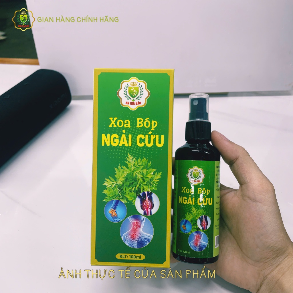 [Combo mua 5 tặng 1] Xoa bóp ngải cứu - dầu xoa bóp giảm đau nhức xương khớp tê bì tay chân
