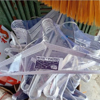 Combo 30 móc nhôm treo quần áo 550gr (L = 45cm) bền nhẹ tiện lợi dễ sử dụng
