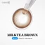 Kính áp tròng khoá ẩm 8H 1 Ngày Màu Nâu Sữa CARASE, Lens cận MILK TEA BROWN