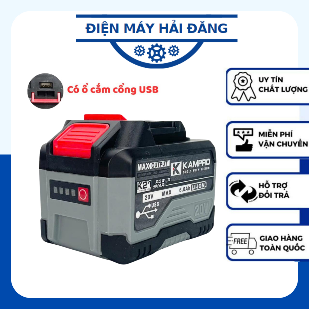Pin KAMPRO Ultra 15Cell 6.0Ah Mạch 4 Mosfet Bảng Mạch To Chống Ngắt Tải ...