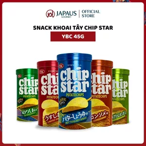 Snack Khoai Tây Khoai Tây 45g Chip Star YBC Nhật Bản Lát Mỏng Giòn Tan JAPAUS GOURMET