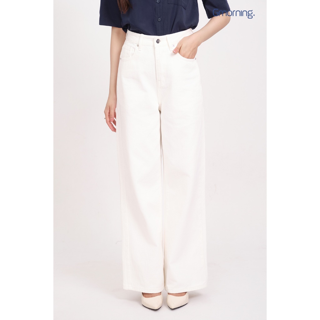 Quần Jeans Nữ Ống Suông Gmorning Cơ Bản Chất Denim Mềm Trẻ Trung Dễ Phối Đồ YQJF03049