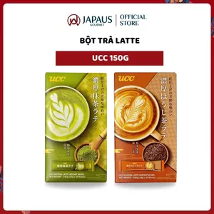 Bột Trà Latte Hòa Tan UCC Nhật Bản 150g - Vị Matcha/Hojicha JAPAUS GOURMET