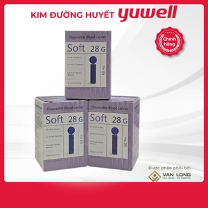 Kim lấy máu dùng cho máy đường huyết Yuwell, loại tròn, đầu vặn